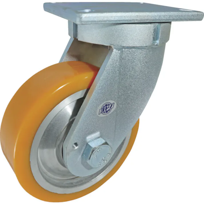 【CAINZ-DASH】ヨドノ 超重量用高硬度ウレタン自在車 2000kg用 HDUJ200【別送品】