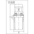 【CAINZ-DASH】ヨドノ 重荷重用ウレタン車 YR65【別送品】