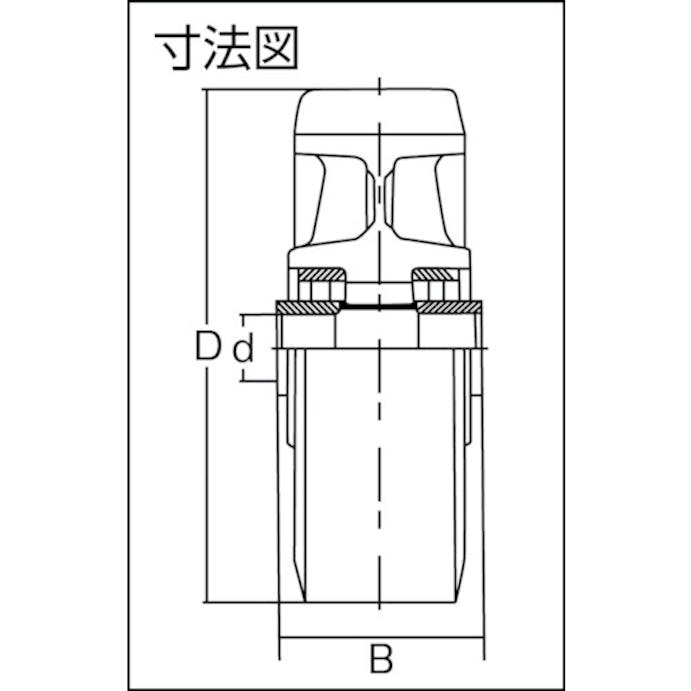 【CAINZ-DASH】ヨドノ 重荷重用ウレタン車 YR150【別送品】