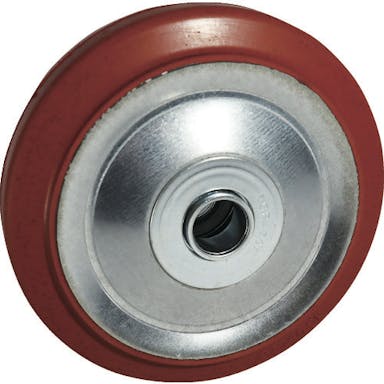 【CAINZ-DASH】ヨドノ プレス金具用　赤ゴム車輪　１８０ RW180【別送品】