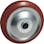 【CAINZ-DASH】ヨドノ プレス金具用　赤ゴム車輪　２００ RW200【別送品】