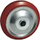 【CAINZ-DASH】ヨドノ プレス金具用 赤ゴム車輪 200 RW200【別送品】