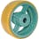 【CAINZ-DASH】ヨドノ 鋳物重荷重用ウレタン車輪ベアリング入　ＵＨＢ１００Ｘ６５ UHB100X65【別送品】