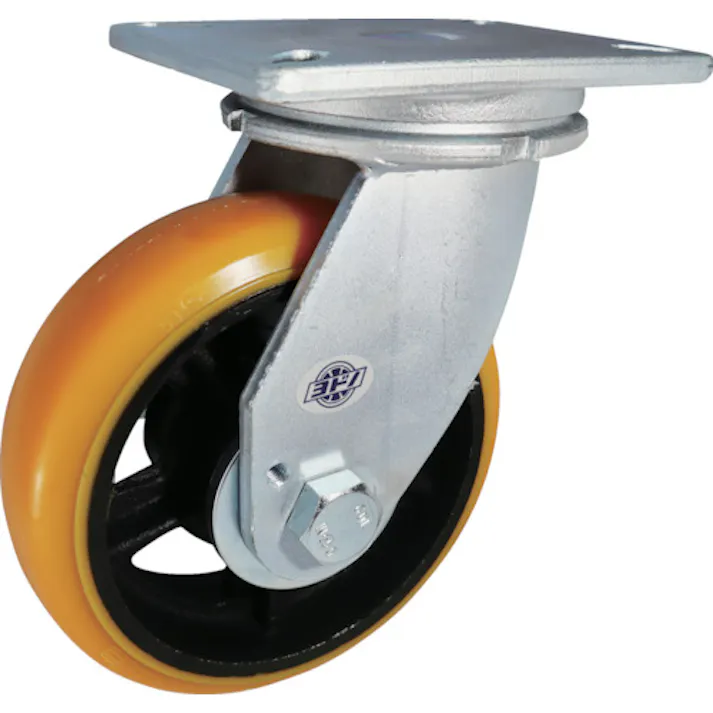 【CAINZ-DASH】ヨドノ 重量用高硬度ウレタン自在車200φ SDUJ200【別送品】