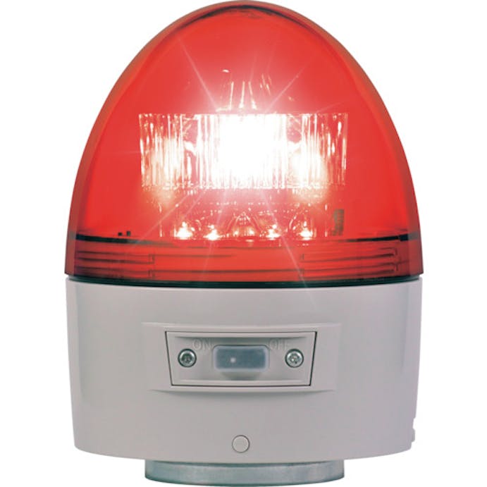 【CAINZ-DASH】日惠製作所 ニコカプセル高輝度　ＶＫ１１Ｂブザー型　ＬＥＤ回転灯　１１８パイ　赤 VK11B-003BR【別送品】