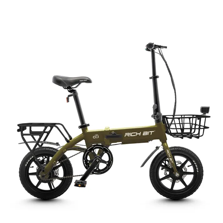 【自転車】《Acalie》電動アシスト自転車 RICHBIT ASSIST 特注 オリーブ