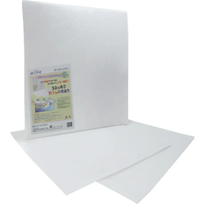 【CAINZ-DASH】東京メディカル 油吸着材 グリスハンターシート 50×50cm 5枚入り GH-5【別送品】