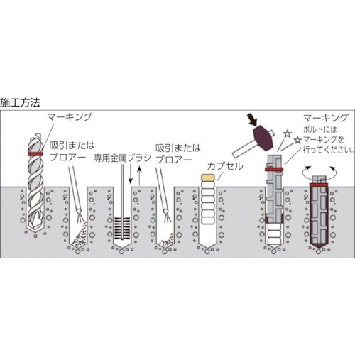 CAINZ-DASH】日本デコラックス ケミカルアンカー ＰＧタイプ（打込み方式）【別送品】｜ホームセンター通販【カインズ】