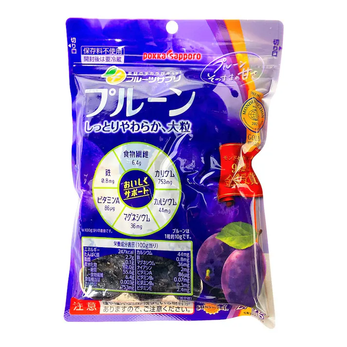 ポッカサッポロ フルーツサプリ プルーン 270g