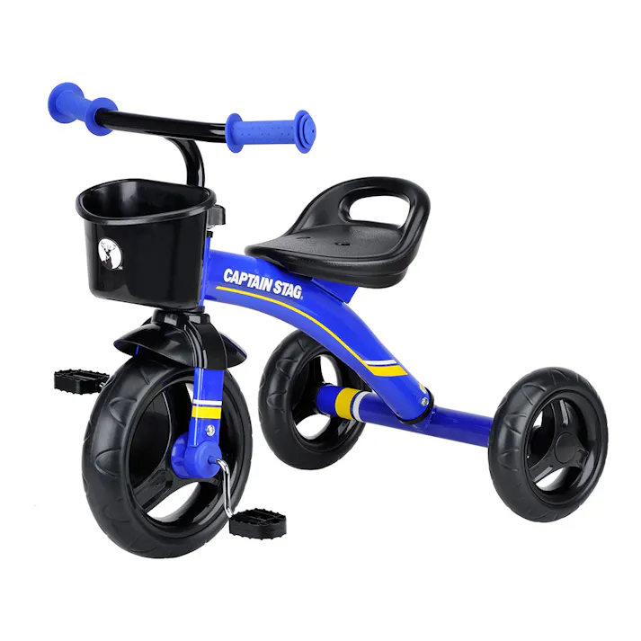 キャプテンスタッグ CAPTAIN STAG 三輪車 ブルー YG-1076