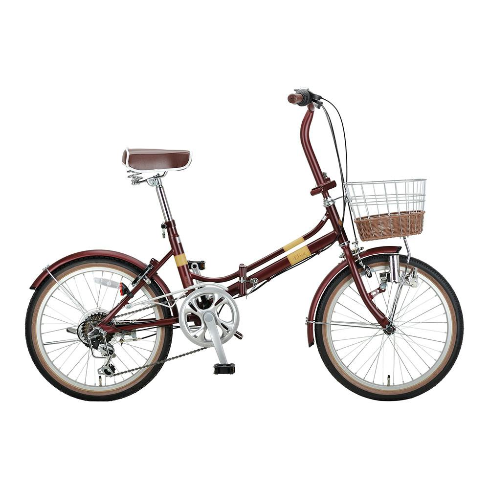 CAINZ VILLE FDB-206 6段ギア 20インチ折り畳み自転車 自転車】折りたたみ自転車 ヴィレ VILLE 20インチ 外装6段 シルバー