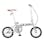 【自転車】《パール通商》CARUORI アルミ折りたたみ自転車 14型 YG-1472 シルバー