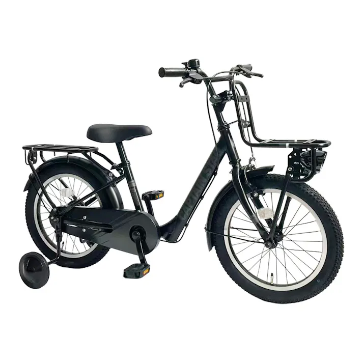 【自転車】CAPTAIN STAG バーギージュニア 16インチ マットブラック YG-1636
