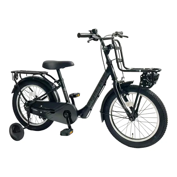【自転車】CAPTAIN STAG バーギージュニア 16インチ マットブラック YG-1636