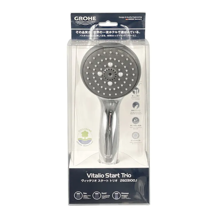グローエ スリーウェイシャワーヘッド ヴィッタリオスタートトリオ #GR-2603100