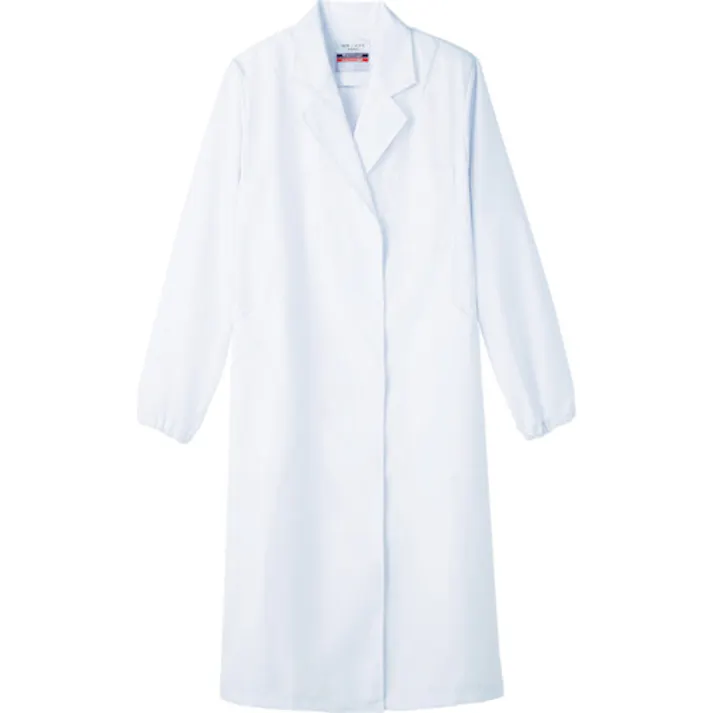 【CAINZ-DASH】サーヴォ ドクターコート 長袖 レディース 白衣 シングル ユニフォーム ホワイト M MR-220-M【別送品】