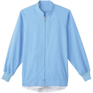 【CAINZ-DASH】サーヴォ 長袖ジャンパー 食品工場 白衣 衛生 サックス L CD-620-L【別送品】