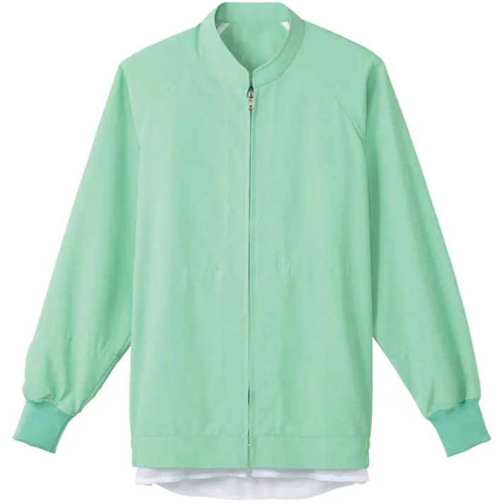 【CAINZ-DASH】サーヴォ 長袖ジャンパー 食品工場 白衣 衛生 グリーン 3L CD-625-3L【別送品】