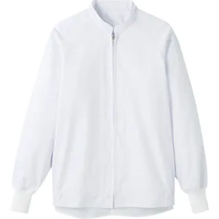 【CAINZ-DASH】サーヴォ 長袖ジャンパー 食品工場 白衣 衛生 ホワイト SS CD-630-SS【別送品】