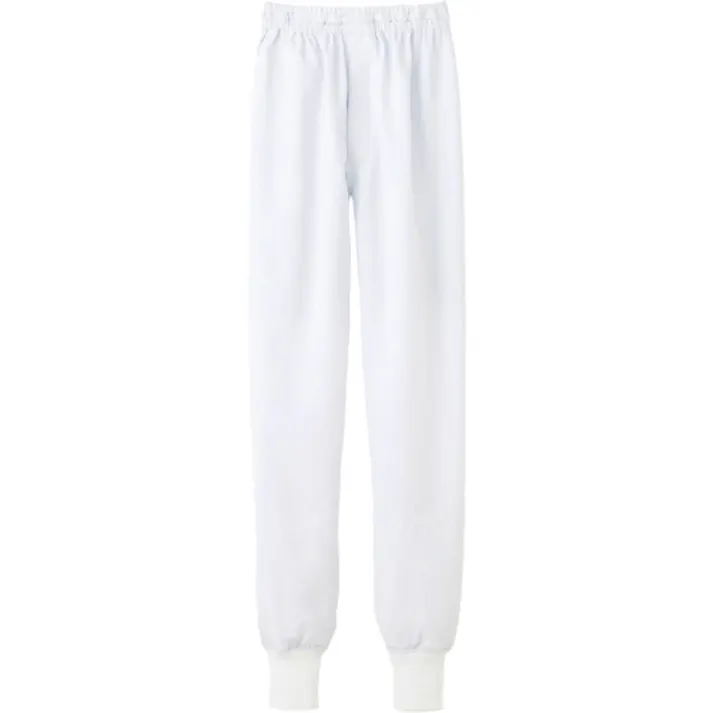 【CAINZ-DASH】サーヴォ ホッピングパンツ 食品工場 白衣 衛生 ホワイト L CD-633-L【別送品】