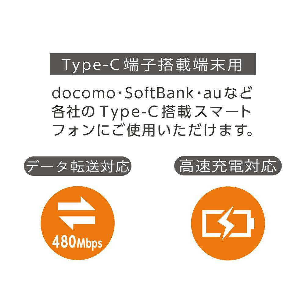 アイホープ Type-C USB-Aケーブル 1m ホワイト | 携帯・スマホグッズ | ホームセンター通販【カインズ】