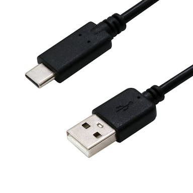 アイホープ USB-A to Type-Cケーブル 2m ブラック IH-UDR3C200K