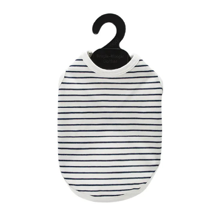 コットンタンクボーダーネイビー8号