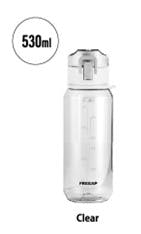 FREEAP トライタンボトル 530ml クリア 水筒・ステンレスボトル・マグ FREEAP トライタンボトル 530ml クリア 水筒・ステンレスボトル・マグ