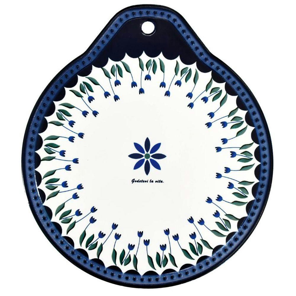 セラミック鍋敷き 19CM 花畑 カセットコンロ・焼器・焼き網・バット セラミック鍋敷き 19CM 花畑 カセットコンロ・焼器・焼き網・バット