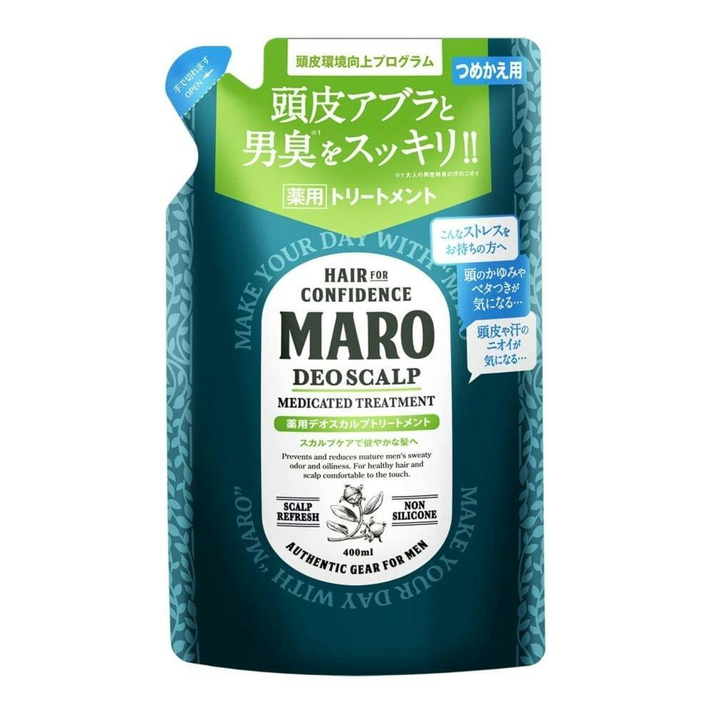 MARO 薬用デオスカルプトリートメント 詰替 400ml ヘアケア・育毛剤 MARO 薬用デオスカルプトリートメント 詰替 400ml ヘアケア・育毛剤