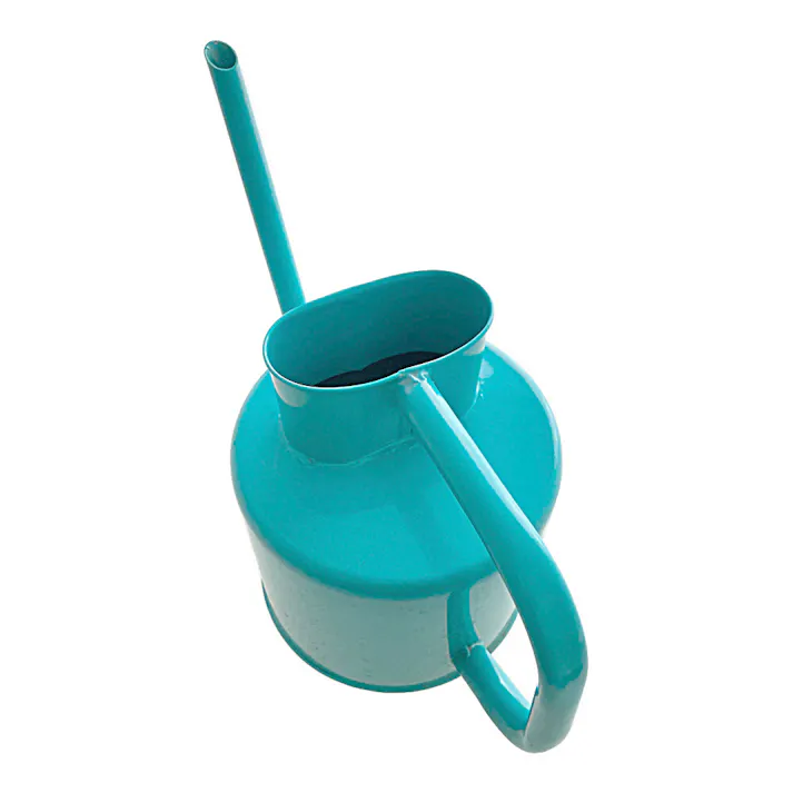 スチールWカンジョウロ 1.7L ターコイズ 42242