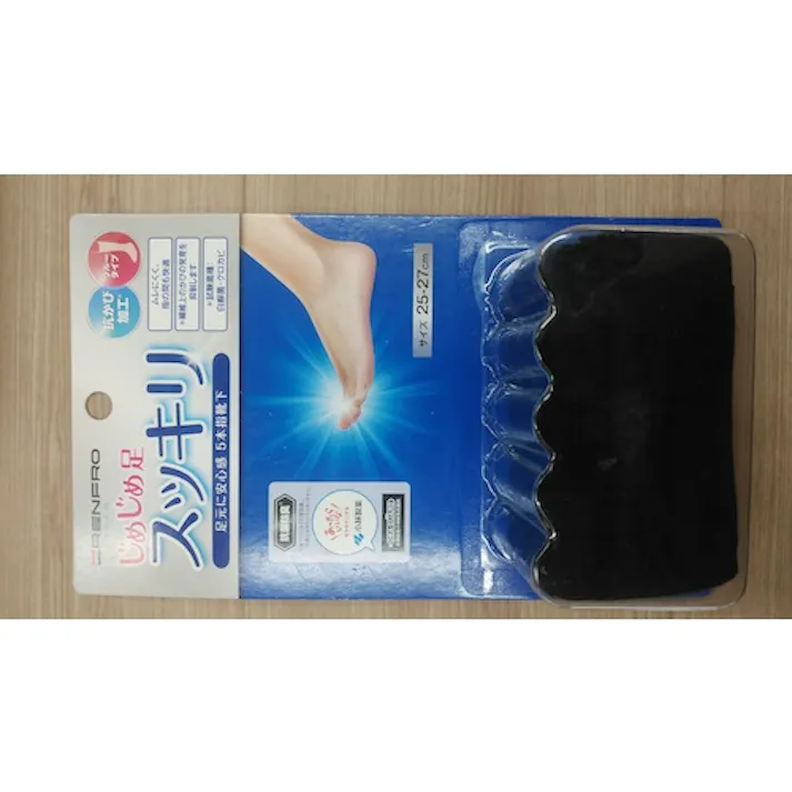 【CAINZ-DASH】レンフロ・ジャパン 【売切商品】抗かび5本指クルーソックス TPTPKSE121A【別送品】