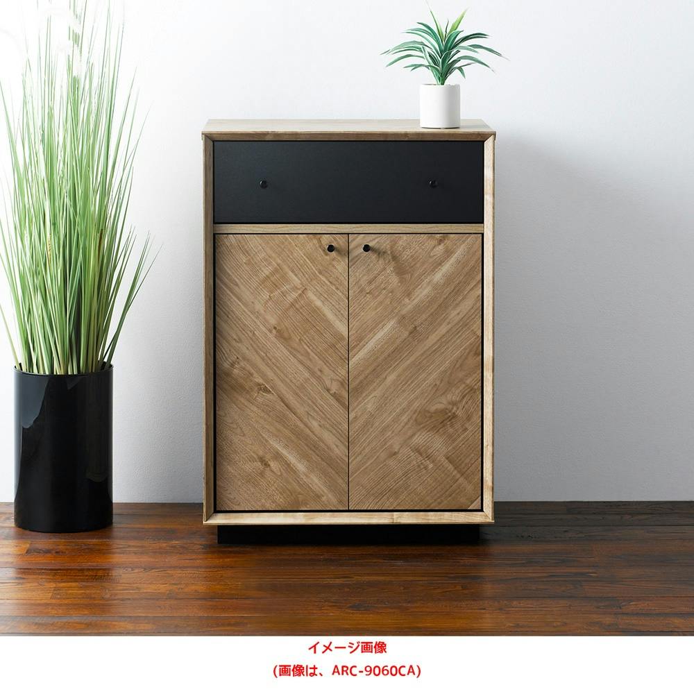 【値下げ】ルーバーキャビネット 木製パインキャビネットドア ルーバー 400×680 | DW-DR007-12