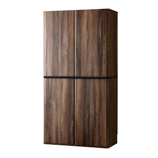 【通常WEB価格37800円】お部屋の物置 ロッカー LFM-1680LK-DB ブラウン【別送品】