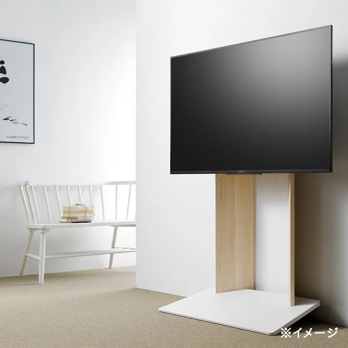 壁寄せテレビ台 WS-A800-NA【別送品】
