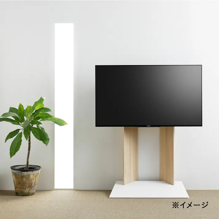 壁寄せテレビ台 WS-A800-NA【別送品】