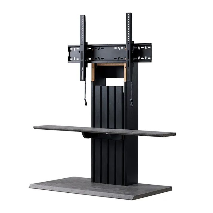 【通常WEB価格27800円】壁寄せテレビ台 PLW-1210TV-BK【別送品】