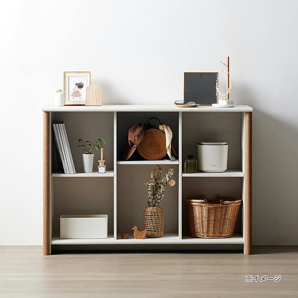 ストッカー NOC-8012ST-WH【別送品】 | 本棚・書棚・ブックシェルフ