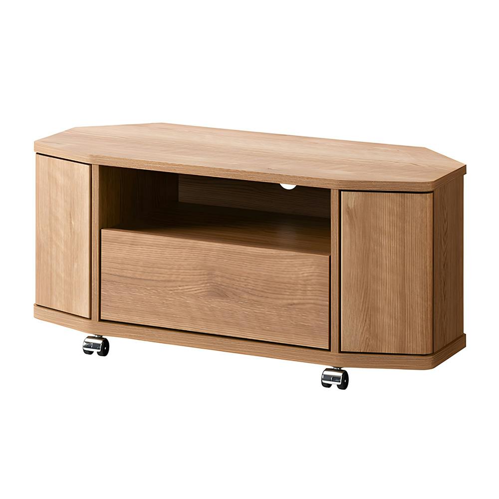 【通常WEB売価13800円】コーナーテレビ台 ナチュラル LVA-4080AV-NA 幅79cm 奥行36cm 高さ37.2cm【別送品】