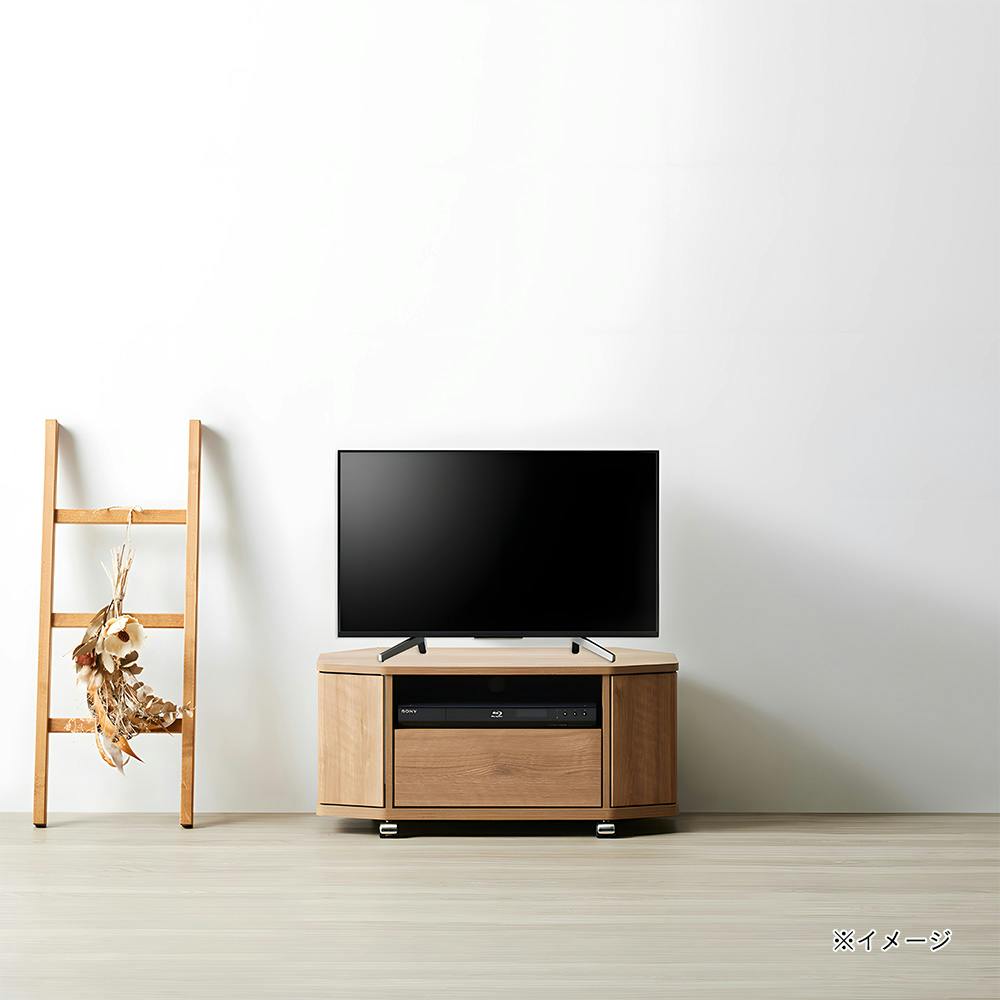 通常WEB売価13800円】コーナーテレビ台 ナチュラル LVA-4080AV-NA 幅