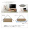 コーナーテレビ台 ストーン LVA-4012AV-SN 幅115cm 奥行36cm 高さ37.2cm【別送品】