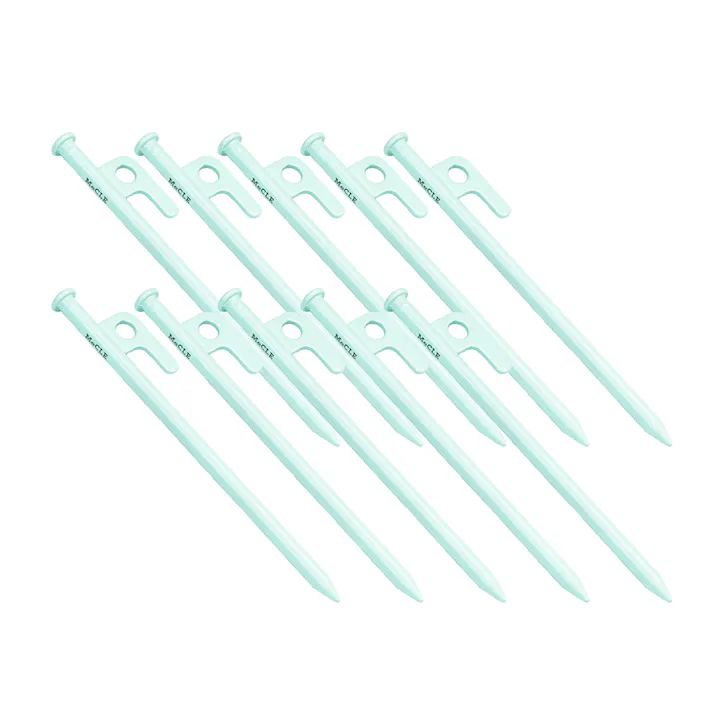 MeCLE ミクル 鍛造ペグ リラックスグリーン 20cm 10本入【別送品】