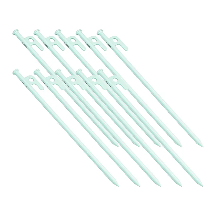 MeCLE ミクル 鍛造ペグ リラックスグリーン 30cm 10本入【別送品】