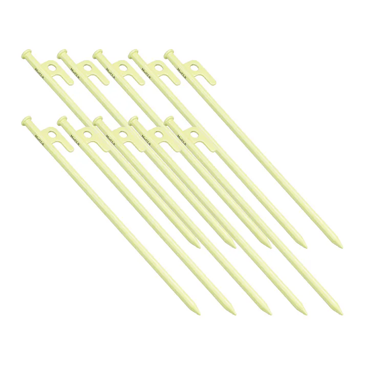 MeCLE ミクル 鍛造ペグ リラックスイエロー 30cm 10本入【別送品】