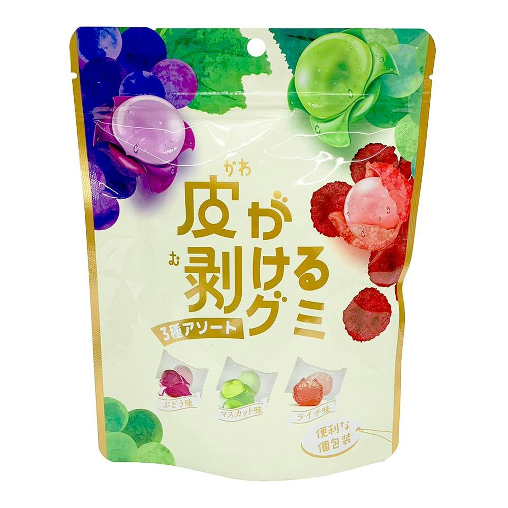 皮がむけるグミ 3種アソート