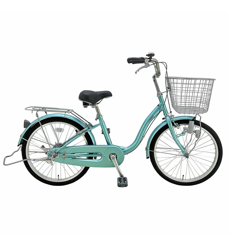 【自転車】軽快車 ルアンダ 22インチ ブルーグリーン