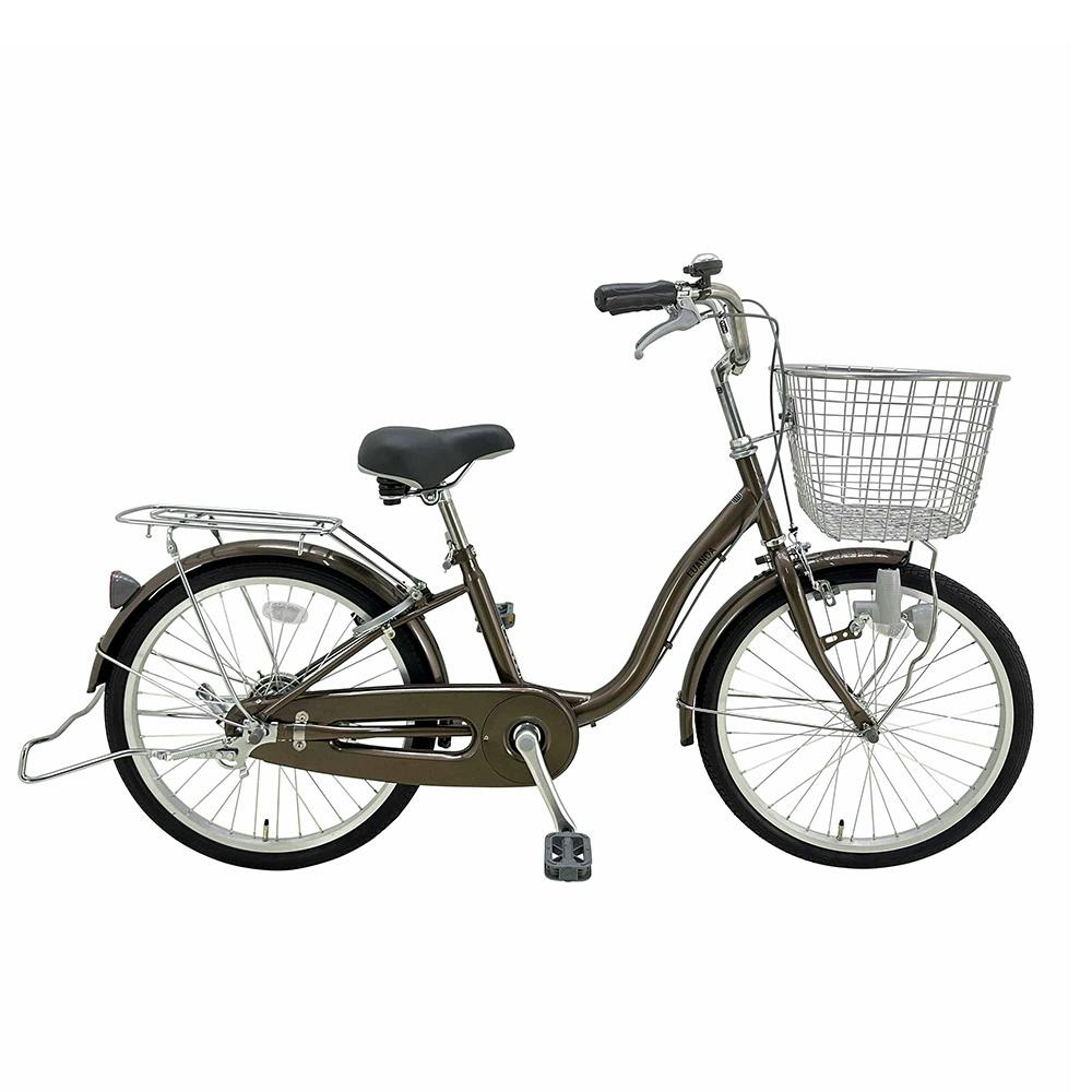 【自転車】軽快車 ルアンダ 22インチ ブロンズ