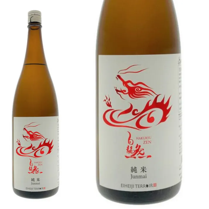 (福井) 白龍然 純米 1800ml【別送品】