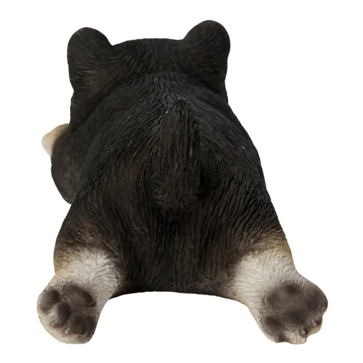うつぶせ黒柴犬マグネット