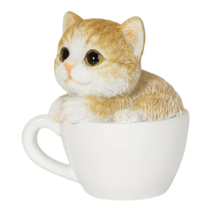 ビスケットとら猫のティーカップ